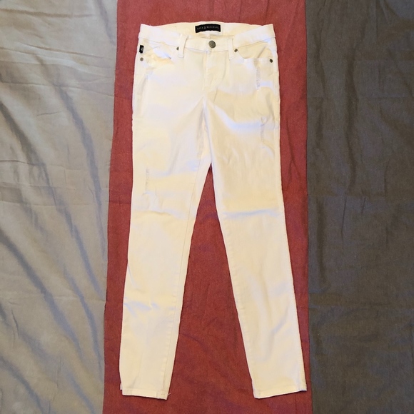 Rock & Republic Denim - Rock & Republic White Berlin Jeans Distressing